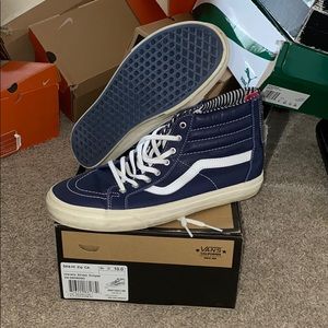 Vans Sk8 Hi Zip sz 10 Navy